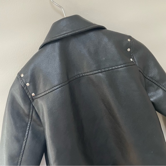 Zara Faux Leather Fringe Jacket - Picture 6 of 8